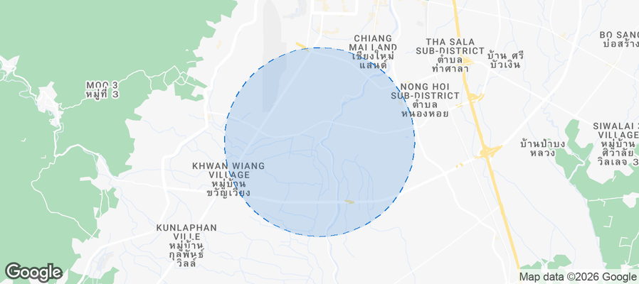 Pa Daet Airbnb map